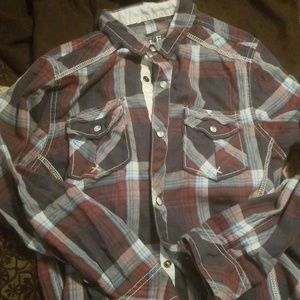 Boys BKE Button Up Size M 10/12